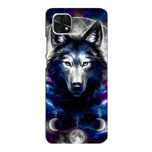 Защитные чехлы для Самсунг А22 (5G) (AlphaPrint) (ХИТ продаж) ВОЛК (Волк)