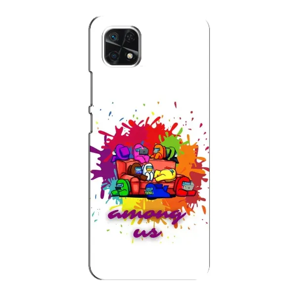 Чехол с принтом «Яркий АмонгАс» для Samsung Galaxy A22 5G Чехол с принтом «Яркий АмонгАс» для Samsung Galaxy A22 5G