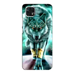 Защитные чехлы для Самсунг А22 (5G) (AlphaPrint) (ХИТ продаж) ВОЛК