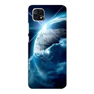 Космические Чехлы для Самсунг А22 (5G) (VPrint) (Земля с космоса)