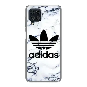 Чехлы Адидас для Samsung Galaxy A22 (AlphaPrint) (Адидас на мраморе)