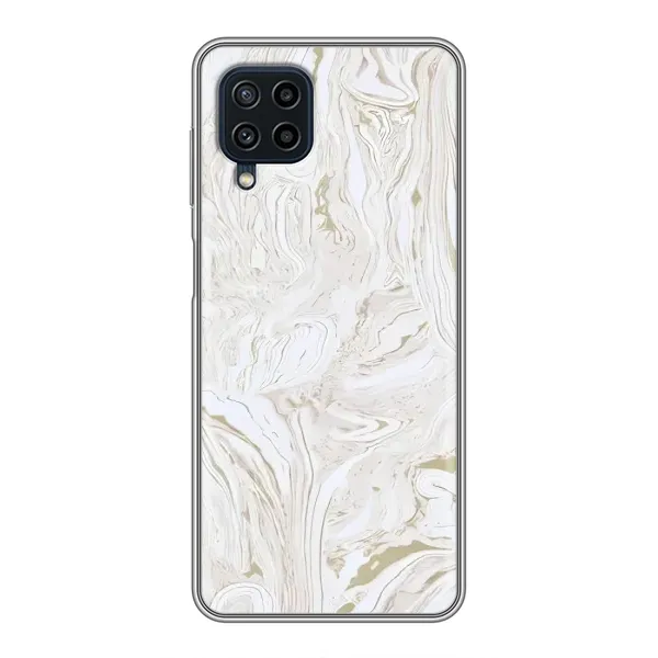 Чехол с принтом «Белый мрамор» для Samsung Galaxy A22