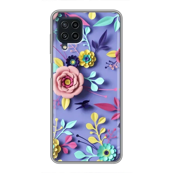 Чехол с принтом «Цветочный дизайн» для Samsung Galaxy A22 Чехол с принтом «Цветочный дизайн» для Samsung Galaxy A22