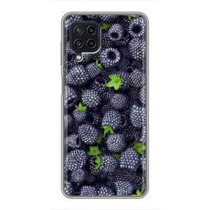 Чехлы с Фруктами для Samsung Galaxy A22 (VPrint) (Ежевика)