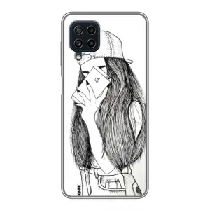 Чехол с печатью для Samsung Galaxy A22 - (Мода) (AlphaPrint) (Фото девочки)