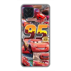 Силиконовый чехол Маквин для Samsung Galaxy A22 (Коллаж Молния Маквин)