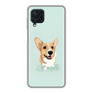 Чехлы с собаками для Samsung Galaxy A22 (VPrint) (Корги)