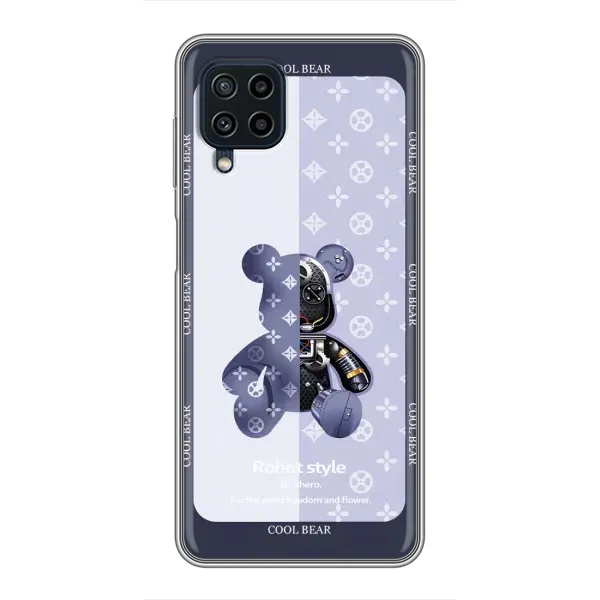 Чохол з принтом «Медведик LV» для Samsung Galaxy A22