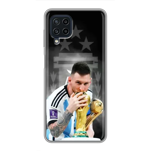 Чехол с принтом «Месси Чемпион» для Samsung Galaxy A22