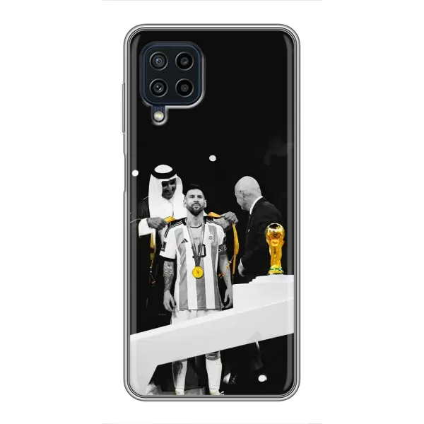 Чехол с принтом «Месси в накидке» для Samsung Galaxy A22