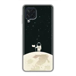 Космические Чехлы для Самсунг А22 (VPrint) (На луне)