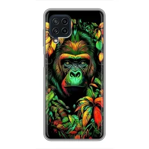 Чехол с Обезьянами Samsung Galaxy A22 - (AlphaPrint) (Обезьяна в тропиках)