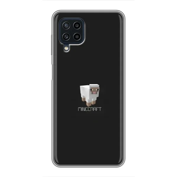 Чехол с принтом «Овечка Майнкрафт» для Samsung Galaxy A22