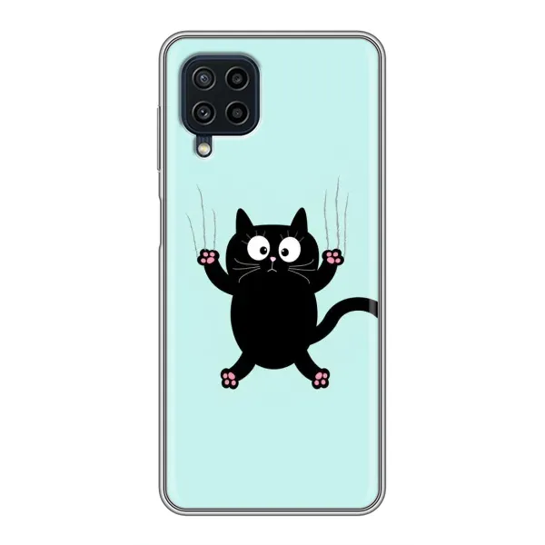 Чехол с принтом «Падающий кот» для Samsung Galaxy A22