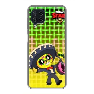 Чехлы Brawl Stars для Samsung Galaxy A22 (AlphaPrint) (Поко в самбреро)