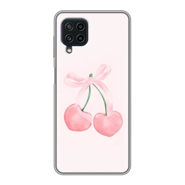 Чехол с принтом «Розовые вишни» для Samsung Galaxy A22