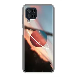 Космические Чехлы для Самсунг А22 (VPrint) (Сатурн)