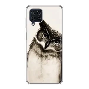 Чехол с птицами на Samsung Galaxy A22 (VPrint) (Сова)