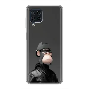 Чехлы с Обезьянами NFT для Samsung Galaxy A22 (AlphaPrint) (стильная обезьяна NFT)