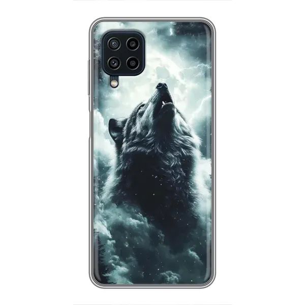 Чехол с принтом «Волк в облаках» для Samsung Galaxy A22