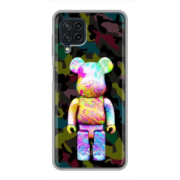 Чохол з принтом «Яскравий Bearbrick» для Samsung Galaxy A22