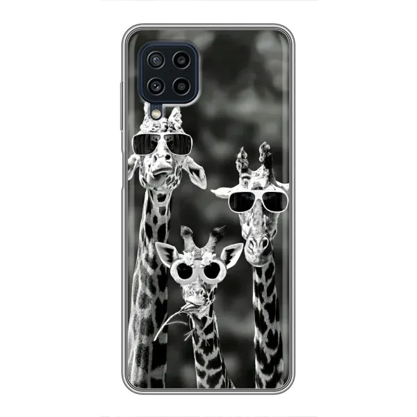 Чохол з принтом «Жирафи в окулярах» для Samsung Galaxy A22 Чохол з принтом «Жирафи в окулярах» для Samsung Galaxy A22