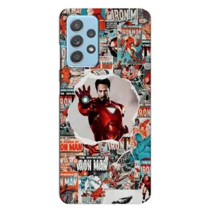 Чехлы с героями Марвел Samsung Galaxy A23 (VPrint) (Айронмен)