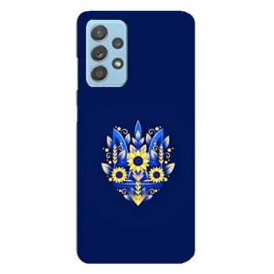 Чехлы для Samsung Galaxy A23  Укр. Символика (AlphaPrint) (Цветочный Герб)