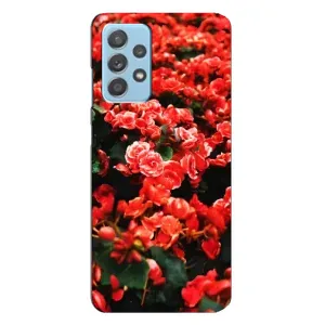 Чехлы с Цветами для Samsung Galaxy A23 (VPrint) (Цветы красные)