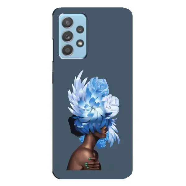 Чехол с принтом «Цветы на голове» для Samsung Galaxy A23