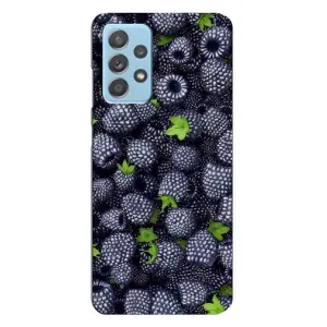 Чехлы с Фруктами для Samsung Galaxy A23 (VPrint) (Ежевика)