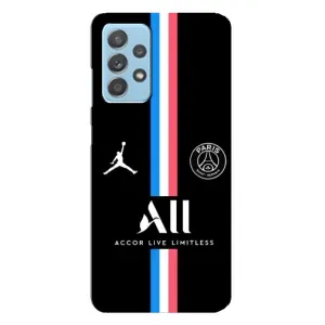 Чехлы PSG для Samsung Galaxy A23 (AlphaPrint) (футболка ПСЖ)