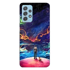 Космические Чехлы для Самсунг А23 (VPrint) (Галактический вид)