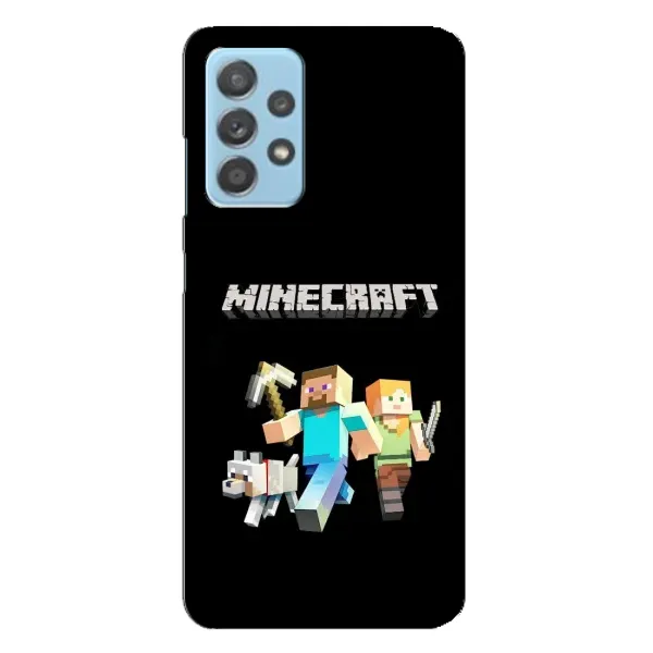 Чохол з принтом «герої Minecraft» для Samsung Galaxy A23