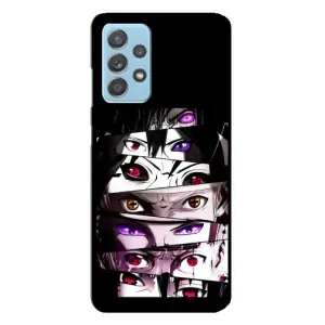 Чехлы Персонажи Аниме Наруто для Samsung Galaxy A23 (AlphaPrint) (Глаза Anime)