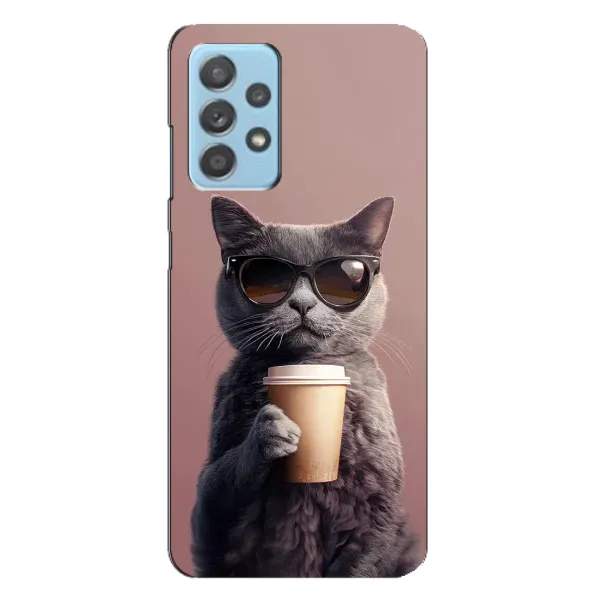 Чехол с принтом «Кот с кофе» для Samsung Galaxy A23 Чехол с принтом «Кот с кофе» для Samsung Galaxy A23