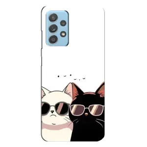 Чохол з принтом «Коти в окулярах» для Samsung Galaxy A23