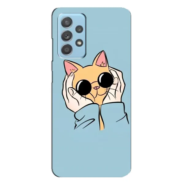 Чохол з принтом «Котик в окулярах» для Samsung Galaxy A23 Чохол з принтом «Котик в окулярах» для Samsung Galaxy A23