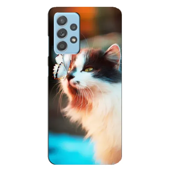 Чохол з принтом «Котик з метеликом» для Samsung Galaxy A23 Чохол з принтом «Котик з метеликом» для Samsung Galaxy A23