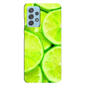 Чехлы с Фруктами для Samsung Galaxy A23 (VPrint) (Лайм)