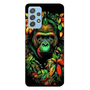 Чехол с Обезьянами Samsung Galaxy A23 - (AlphaPrint) (Обезьяна в тропиках)