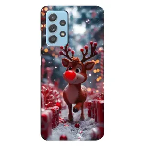 Яскравий чохол для Samsung Galaxy A23 з Зимові Оленята (Олень серед подарунків)