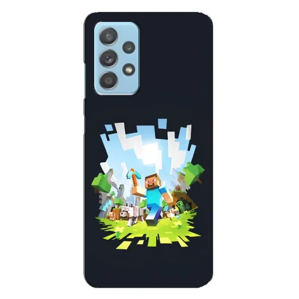 Чохол з принтом «персонажі Minecraft» для Samsung Galaxy A23