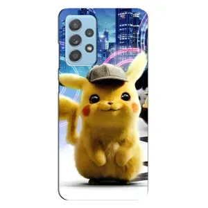 Чехол с Пикачу на Samsung Galaxy A23 (Пикачу в городе)