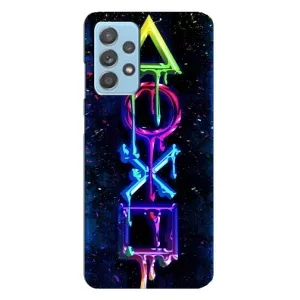 Чехлы с тематикой Киберспорт для Samsung Galaxy A23 (VPrint) (Pleystation лого)