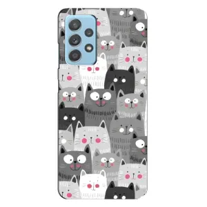 Чехлы с Котиками для Samsung Galaxy A23 (VPrint) (Рисованные котики)