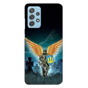 Чехлы с картинкой ЗСУ для Samsung Galaxy A23 (AlphaPrint) (Солдат ЗСУ)