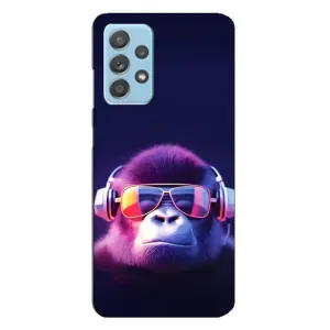 Чехол с Обезьянами Samsung Galaxy A23 - (AlphaPrint) (Стильная обезьяна)