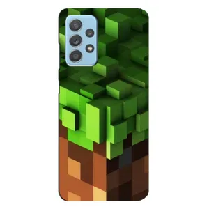 Чехол Майнкрафт на Samsung Galaxy A23 (AlphaPrint) Minecraft (текстура Майнкрафт)