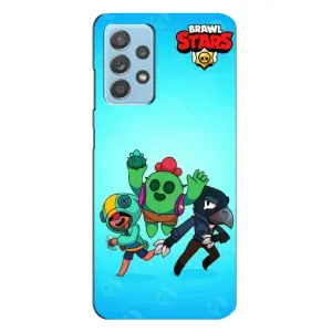 Чехлы Brawl Stars для Samsung Galaxy A23 (AlphaPrint) (Трио героев)